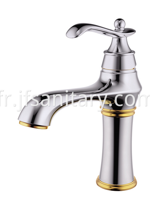 Single handle basin sink faucet brass